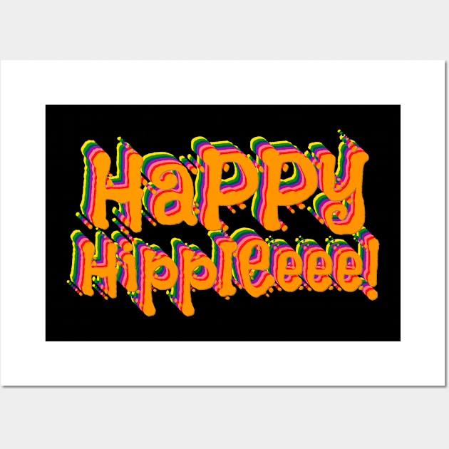 HAPPY HIPPIE Wall Art by Anthony88